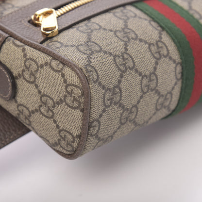 Gucci GG Supreme Monogram Web Small Ophidia Belt Bag 85 34 Dark Brown 17 of 19