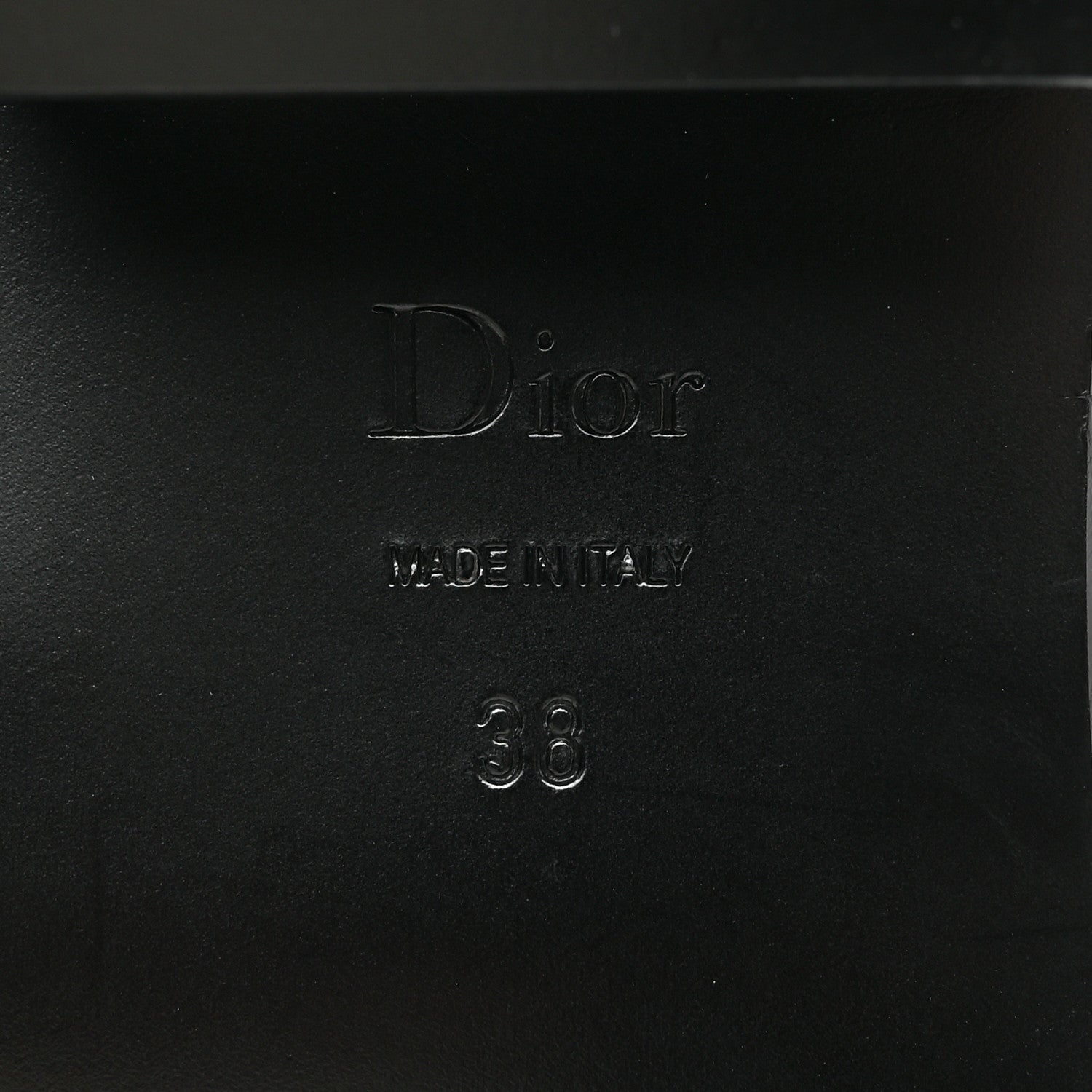 Christian Dior Glazed Calfskin Tomboy Lace Up 38 Black 7 of 15