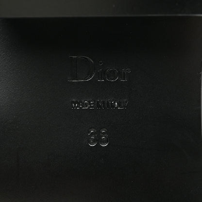 Christian Dior Glazed Calfskin Tomboy Lace Up 38 Black 7 of 15