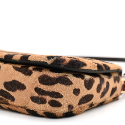 Christian Dior Pony Hair Leopard Print Malice Shoulder Bag 10 of 10