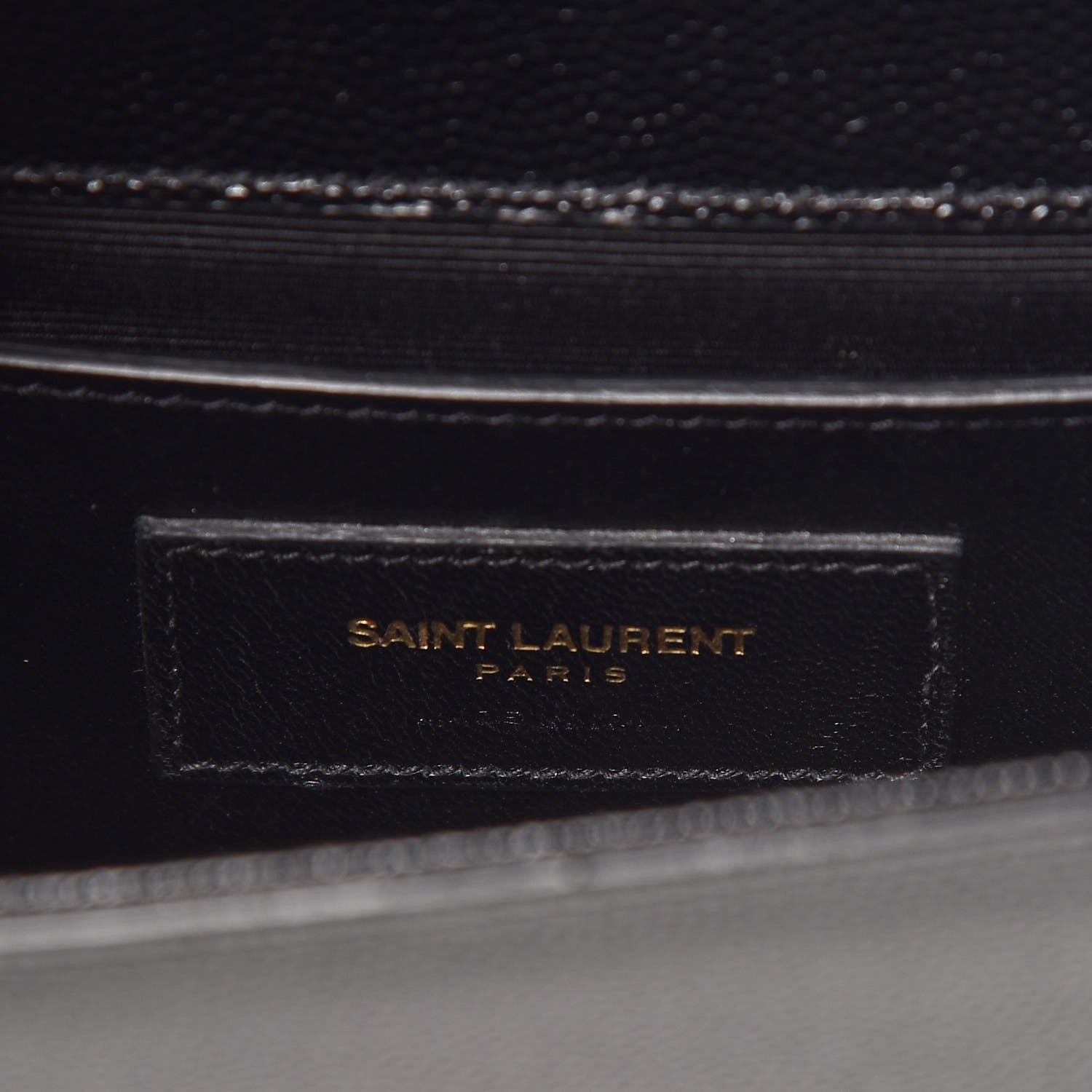 Saint Laurent Grain De Poudre Small Monogram Kate Satchel Black 6 of 7