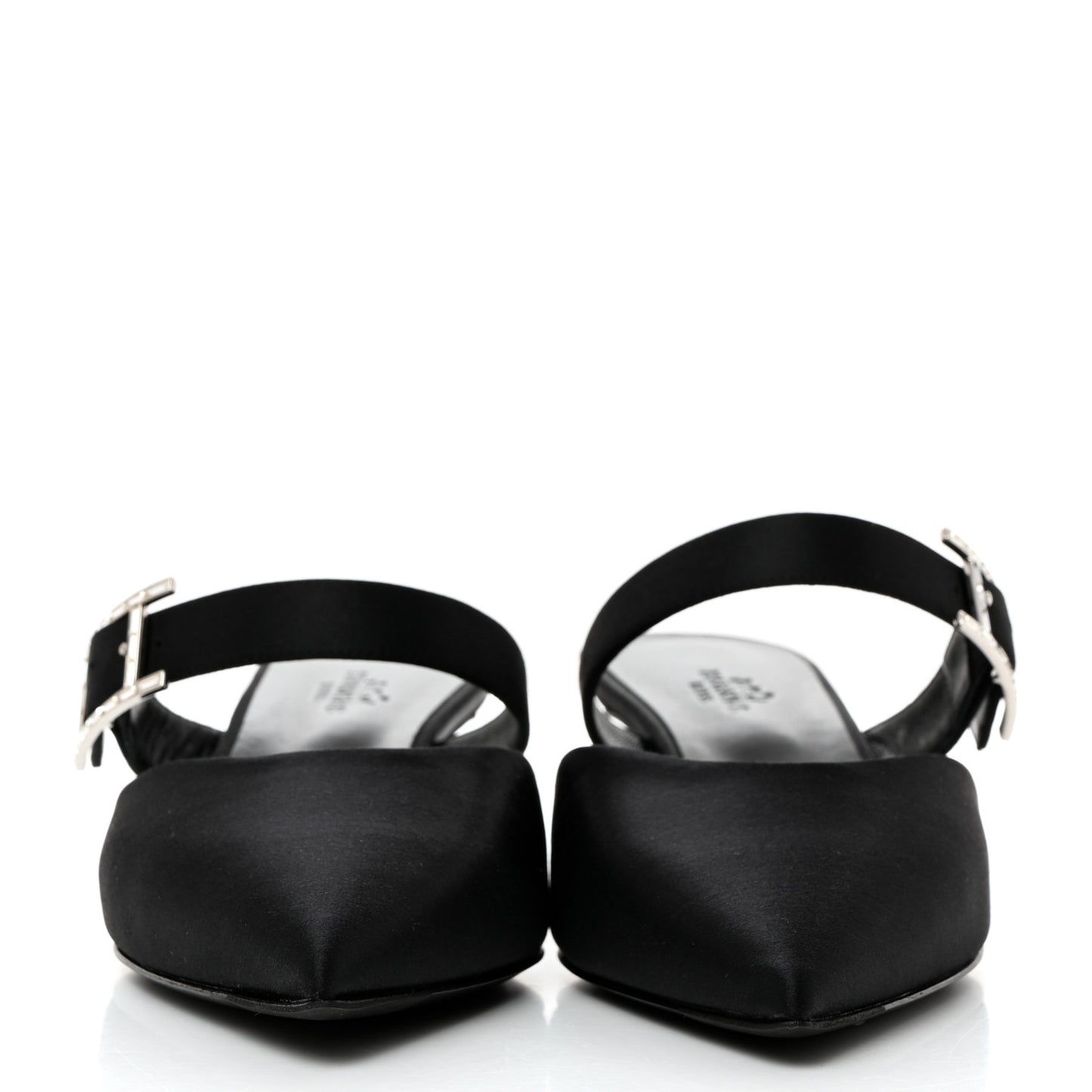 Satin Blink Mules 39 Black