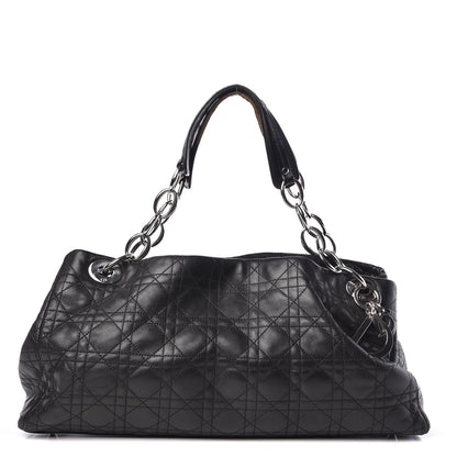 Christian Dior Lambskin Cannage Soft East West Tote Black 1 of 13