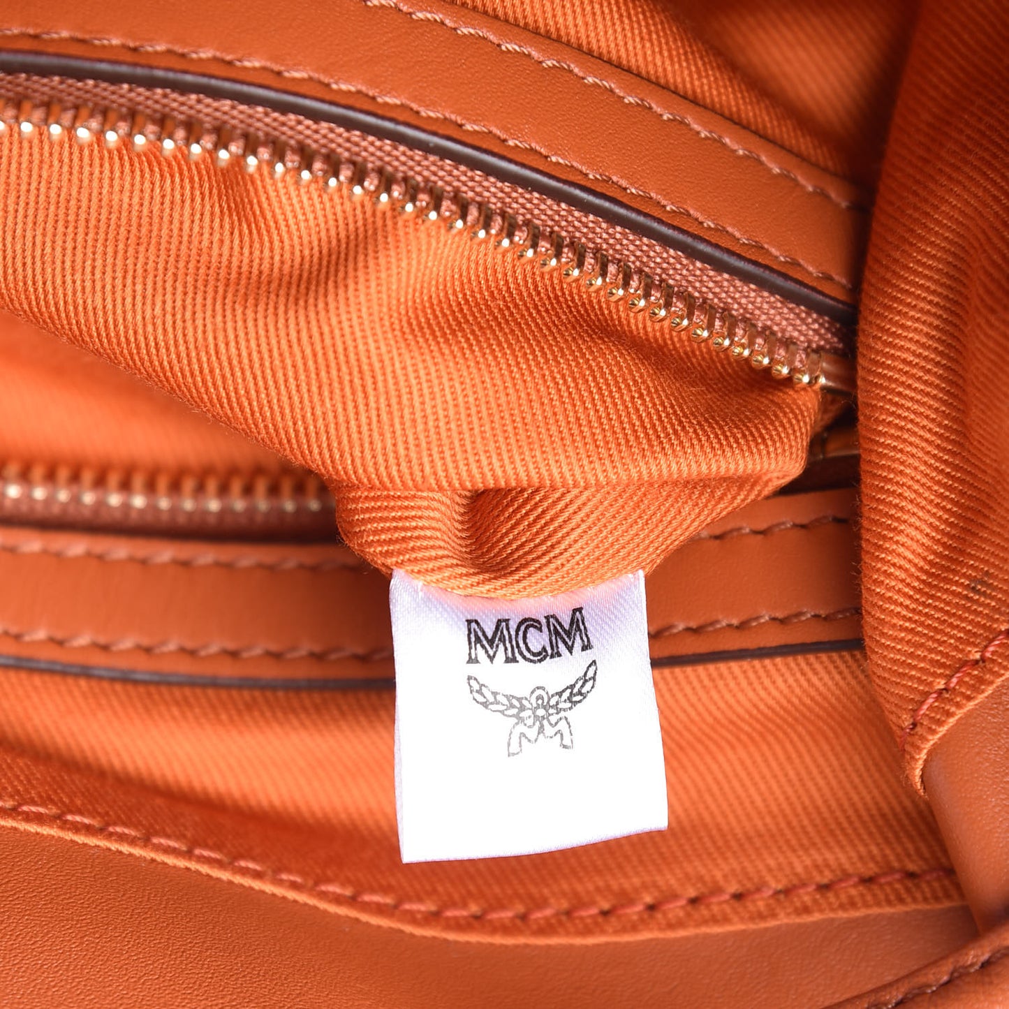 Visetos Medium Vintage Pocket Backpack Cognac
