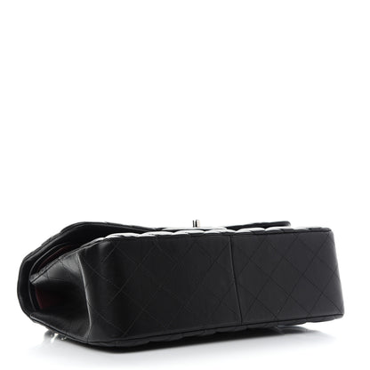 Chanel Lambskin Quilted Jumbo Double Flap Black 3 of 9