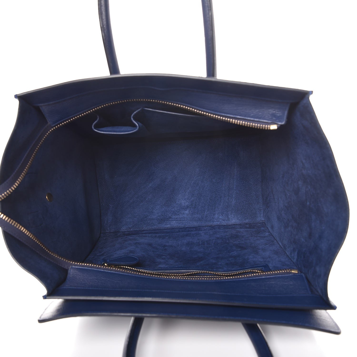 Celine Drummed Calfskin Mini Luggage Orage 5 of 11