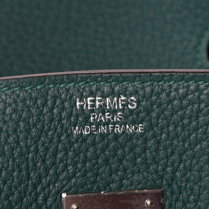 Hermes Togo Birkin 35 Malachite 21 of 39