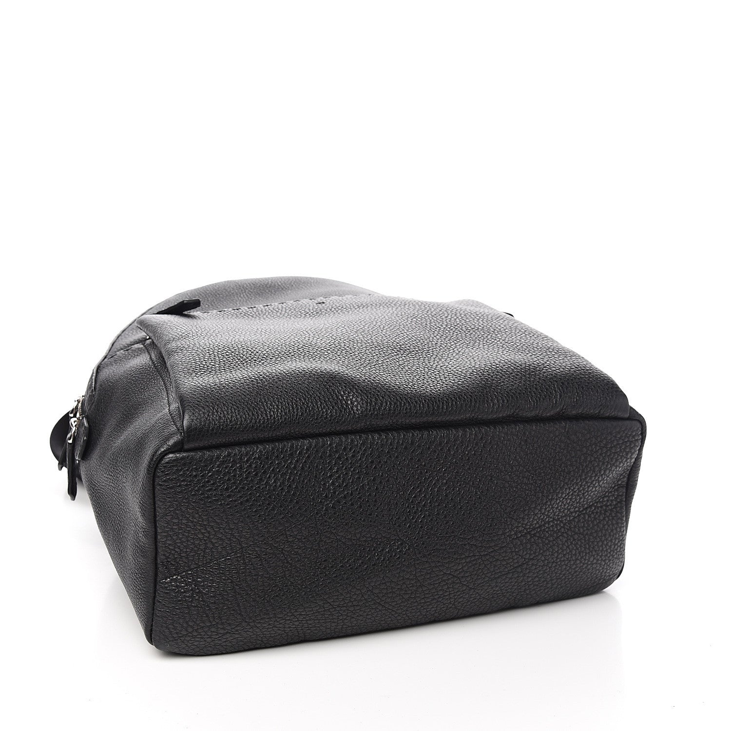 Fendi Cuoio Romano Selleria Backpack Black 3 of 9
