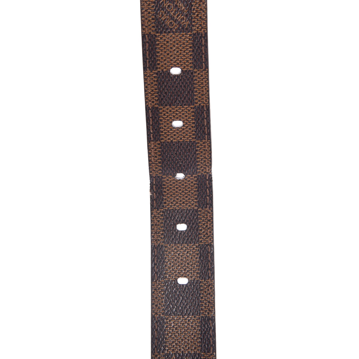 Louis Vuitton Damier Ebene 30mm Ellipse Belt 80 32 8 of 12