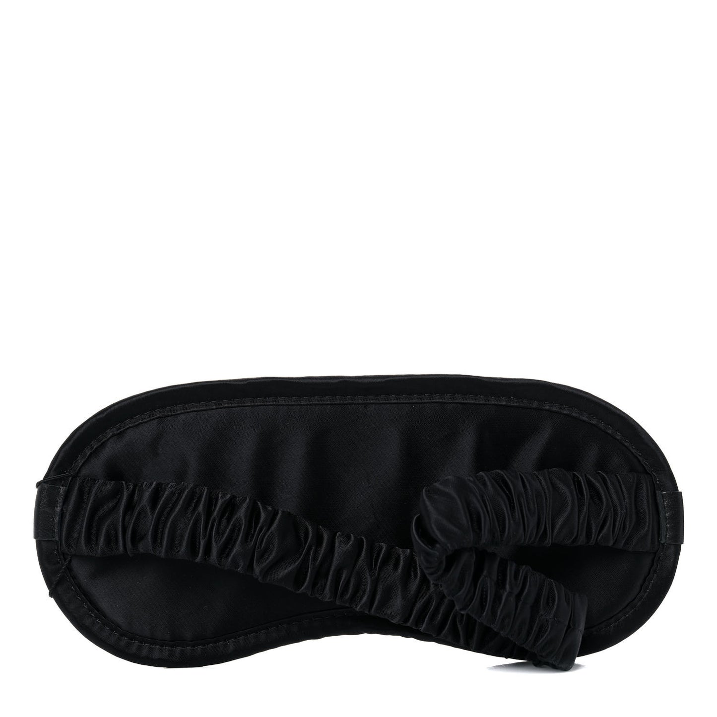 Nylon Grosgrain Lifestyle Pouch With Sleep Mask Black