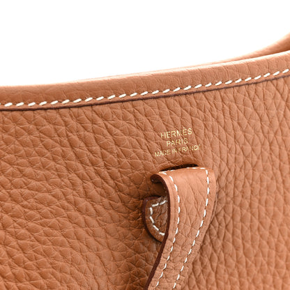 Hermes Taurillon Clemence Evelyne TPM Gold 6 of 11