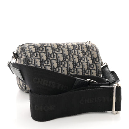 Christian Dior Oblique Roller Messenger Bag Blue 3 of 10