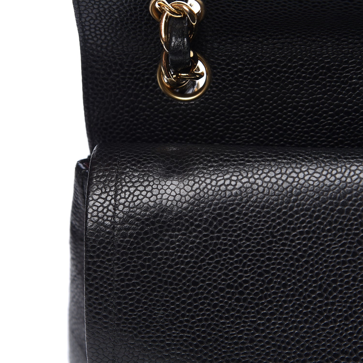 Chanel Caviar Quilted Jumbo Double Flap Black 9 of 14