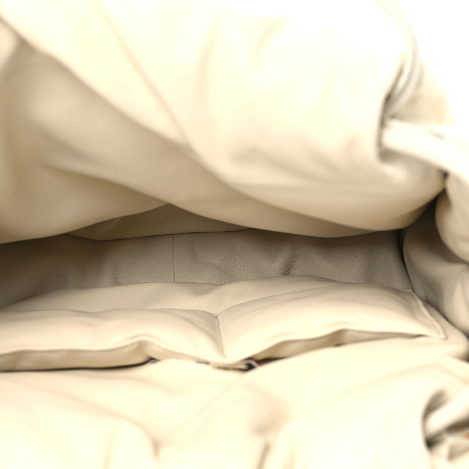 Celine Goatskin Pillow Bucket Bag White 5 of 16