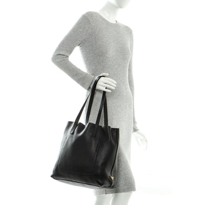 Prada Vitello Daino Tote Nero Black 2 of 8