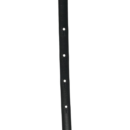 Chanel Lambskin Crystal Logo Belt 80 32 Black 3 of 7