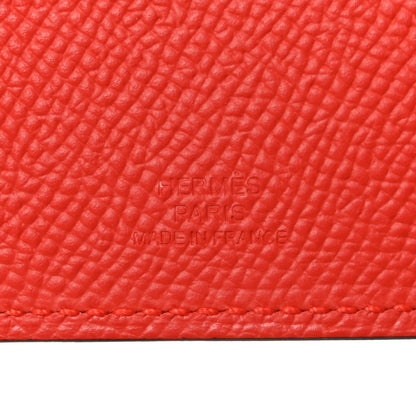 Hermes Epsom Tarmac PM Passport Holder Capucine 6 of 7