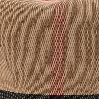 Burberry Canvas Mega Check Medium Ashby Hobo Saddle Brown 10 of 19