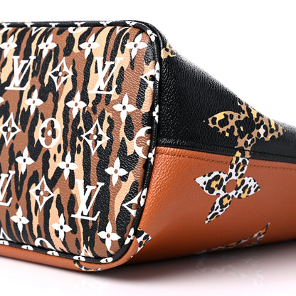 Louis Vuitton Monogram Giant Jungle Neverfull MM Black 10 of 12