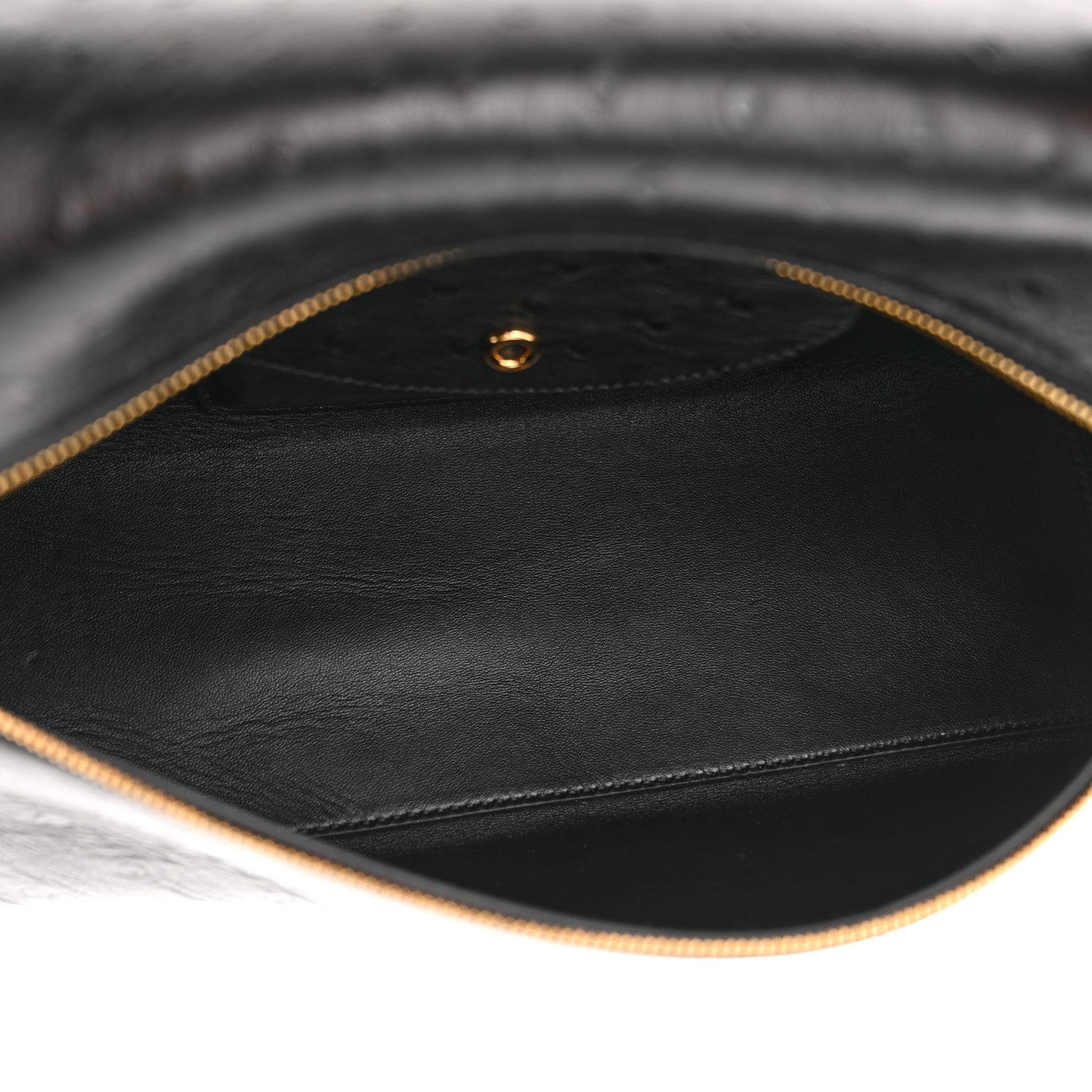 Loro Piana Ostrich Extra Bag L27 Black 5 of 10