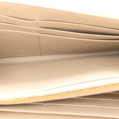 Christian Dior Supple Calfskin Cannage Caro Wallet Sand 5 of 7