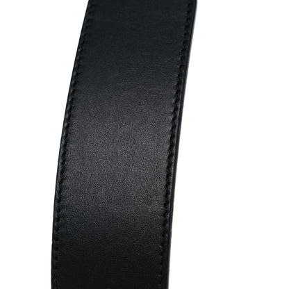 Gucci Moon Calfskin Scales Double G 40mm Belt 75 30 Black 5 of 5