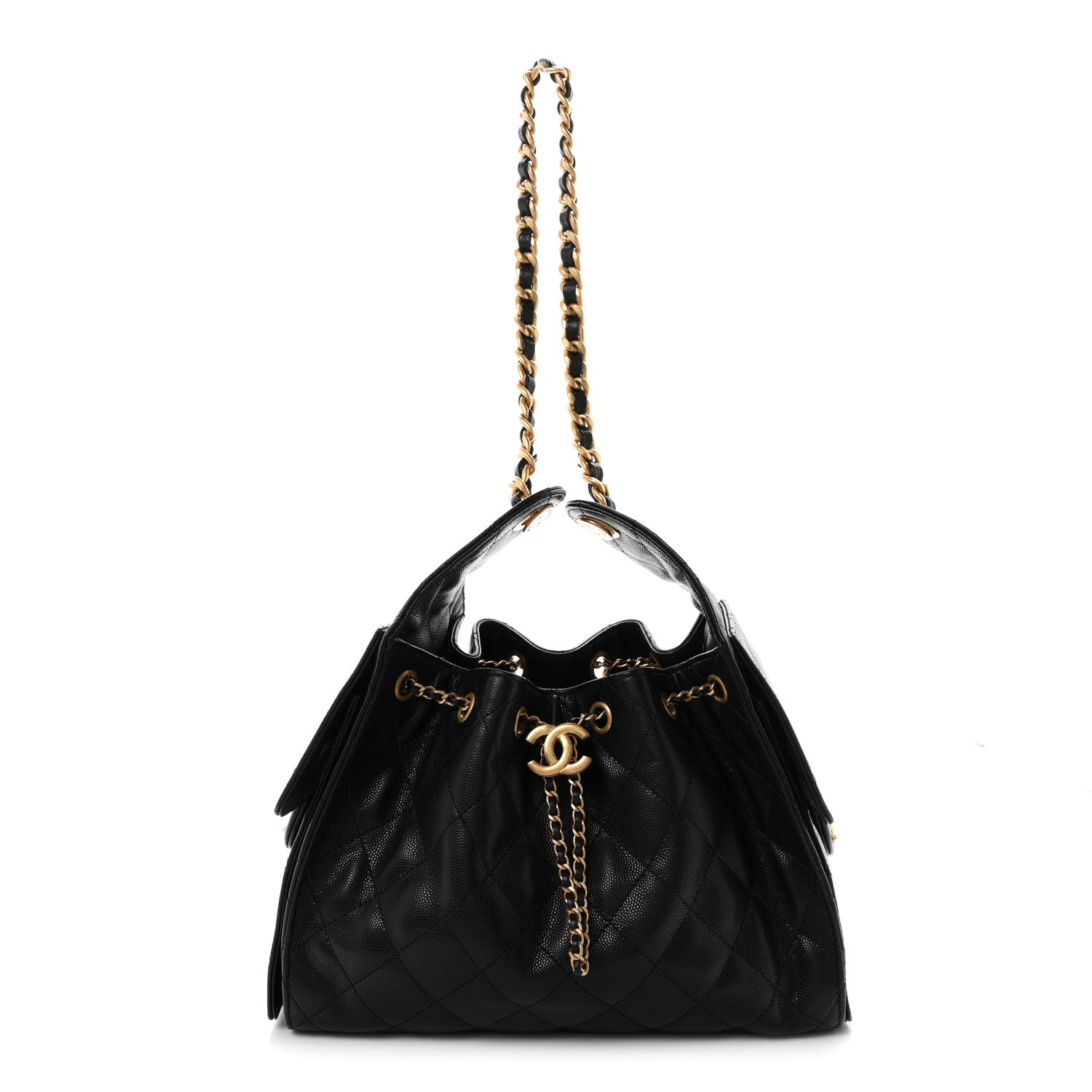Chanel Caviar Quilted Small Chanel 25 Handbag Black 1 of 10