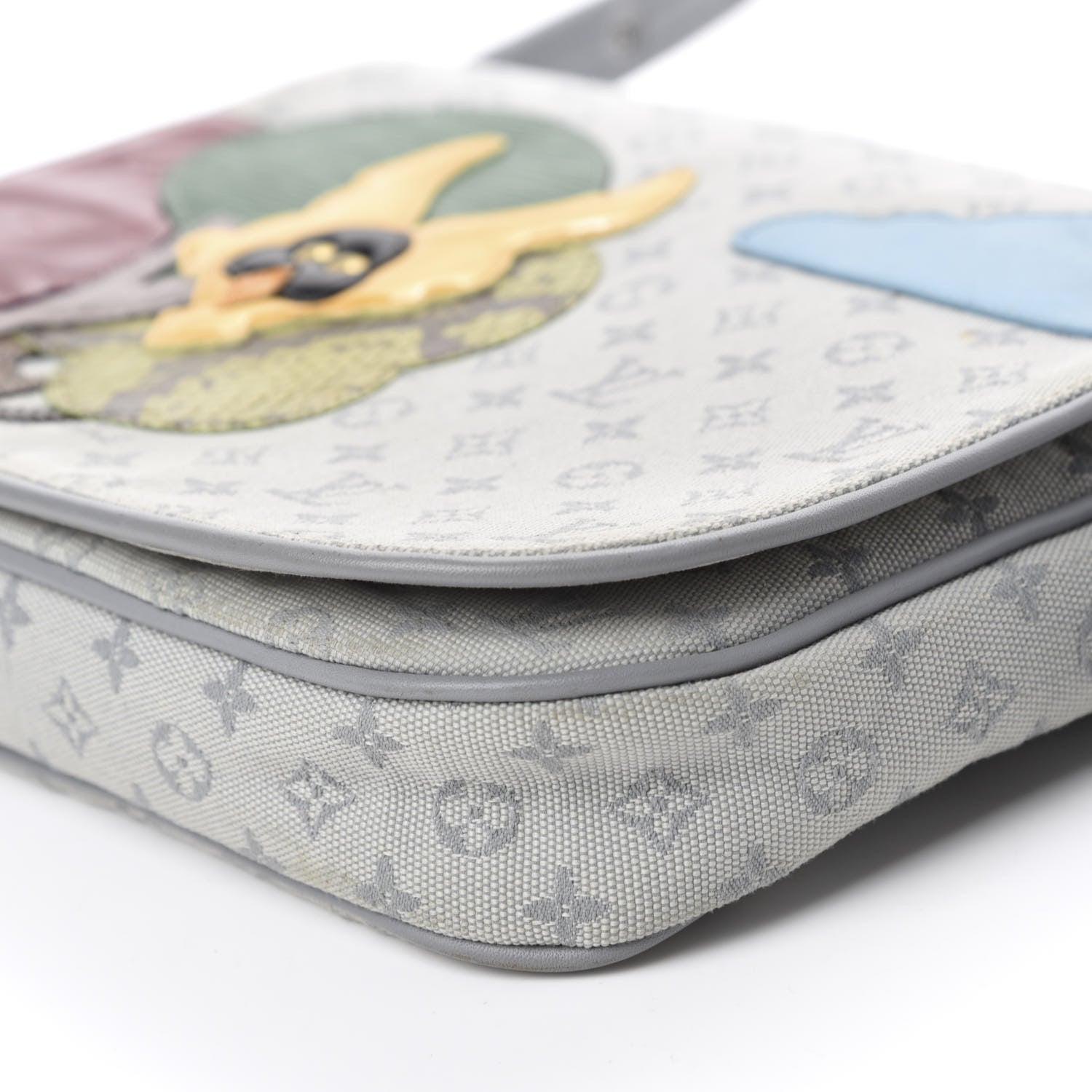 Louis Vuitton Mini Monogram Patchwork Conte De Fees Musette Grey 7 of 12