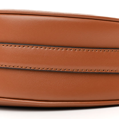 Prada Soft Calfskin Arque Shoulder Bag Cognac 10 of 14