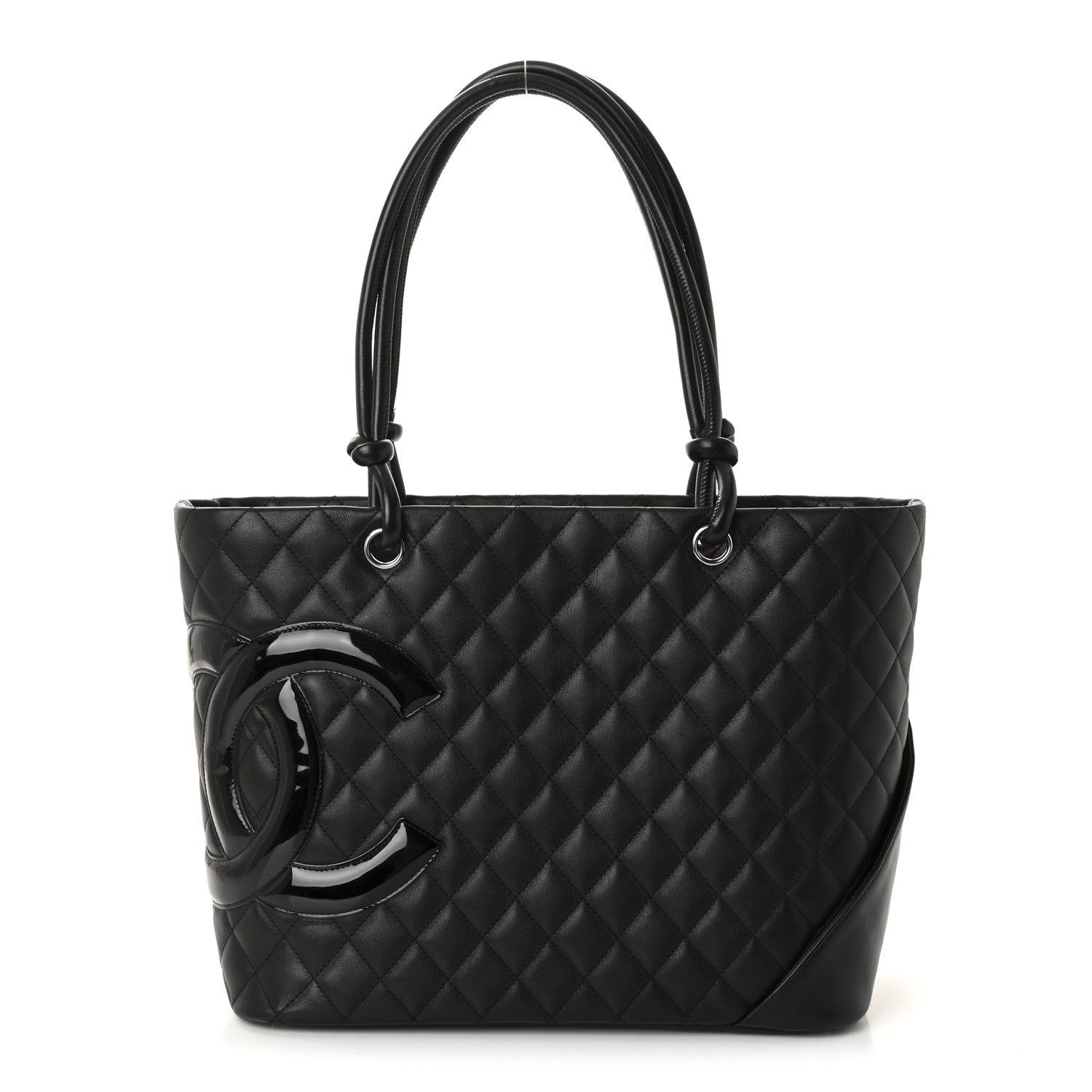 Chanel Calfskin Quilted Large Cambon Tote Black 1 of 10