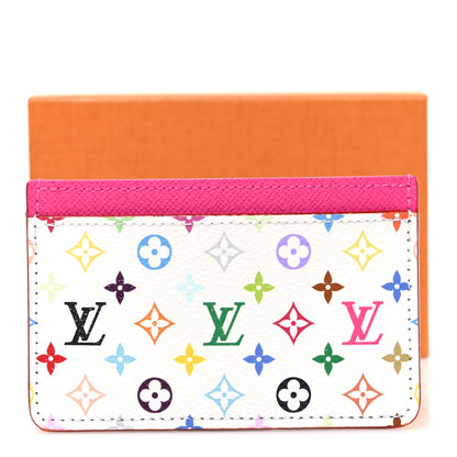 Louis Vuitton LV X TM Monogram Multicolor Card Holder Kawaii Pink 7 of 7