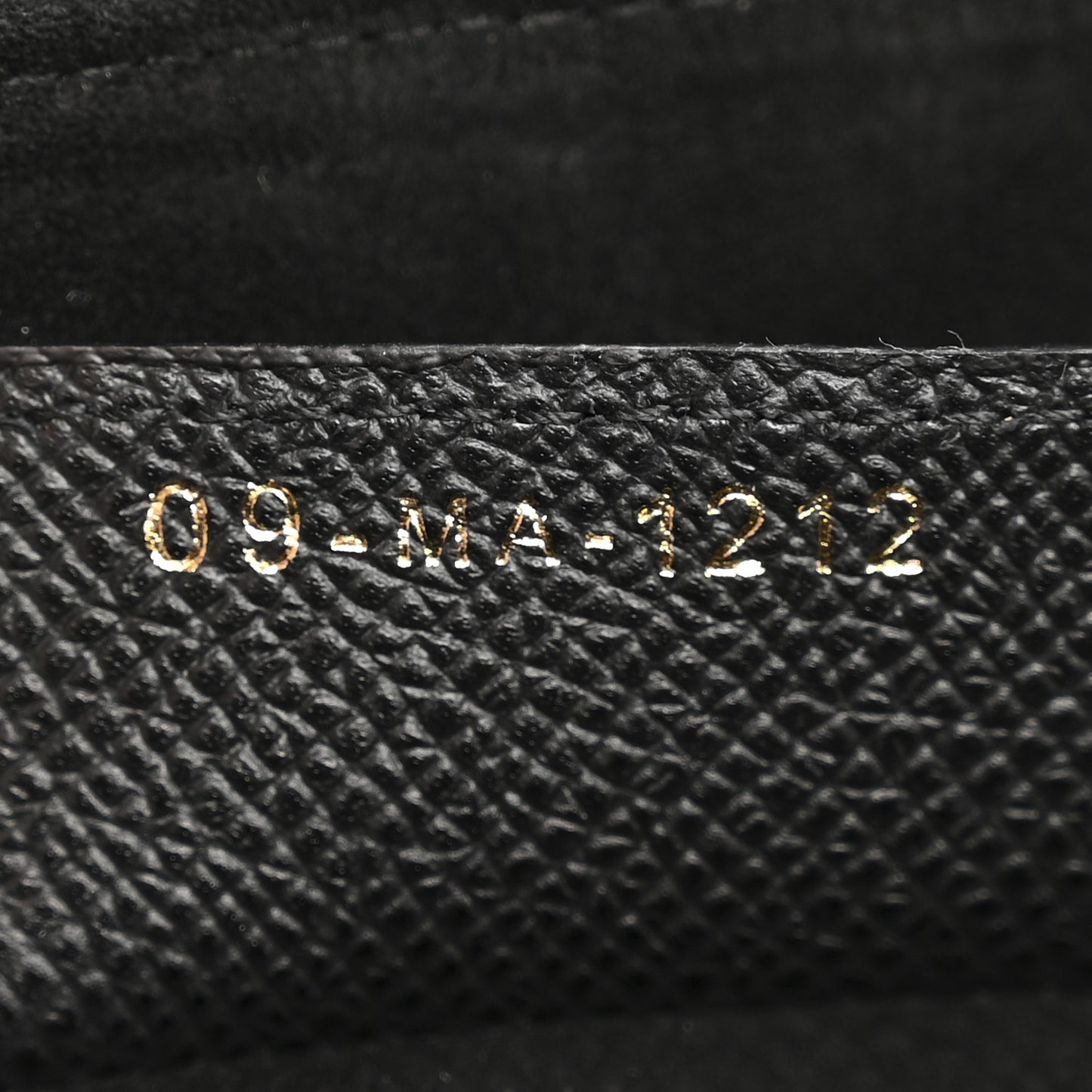 Grained Calfskin Saddle Bag Black
