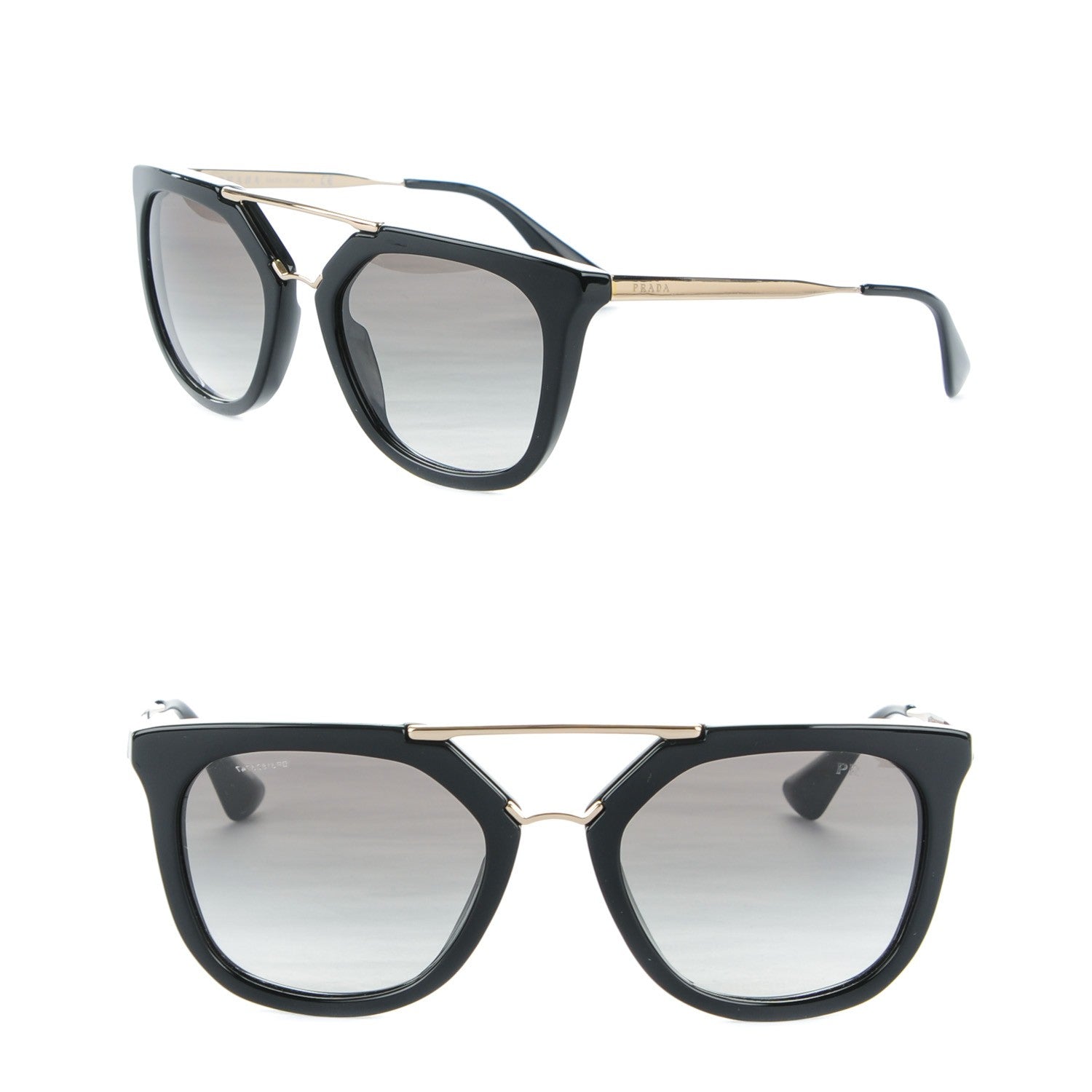 Prada Catwalk Sunglasses SPR 13Q Black 1 of 5