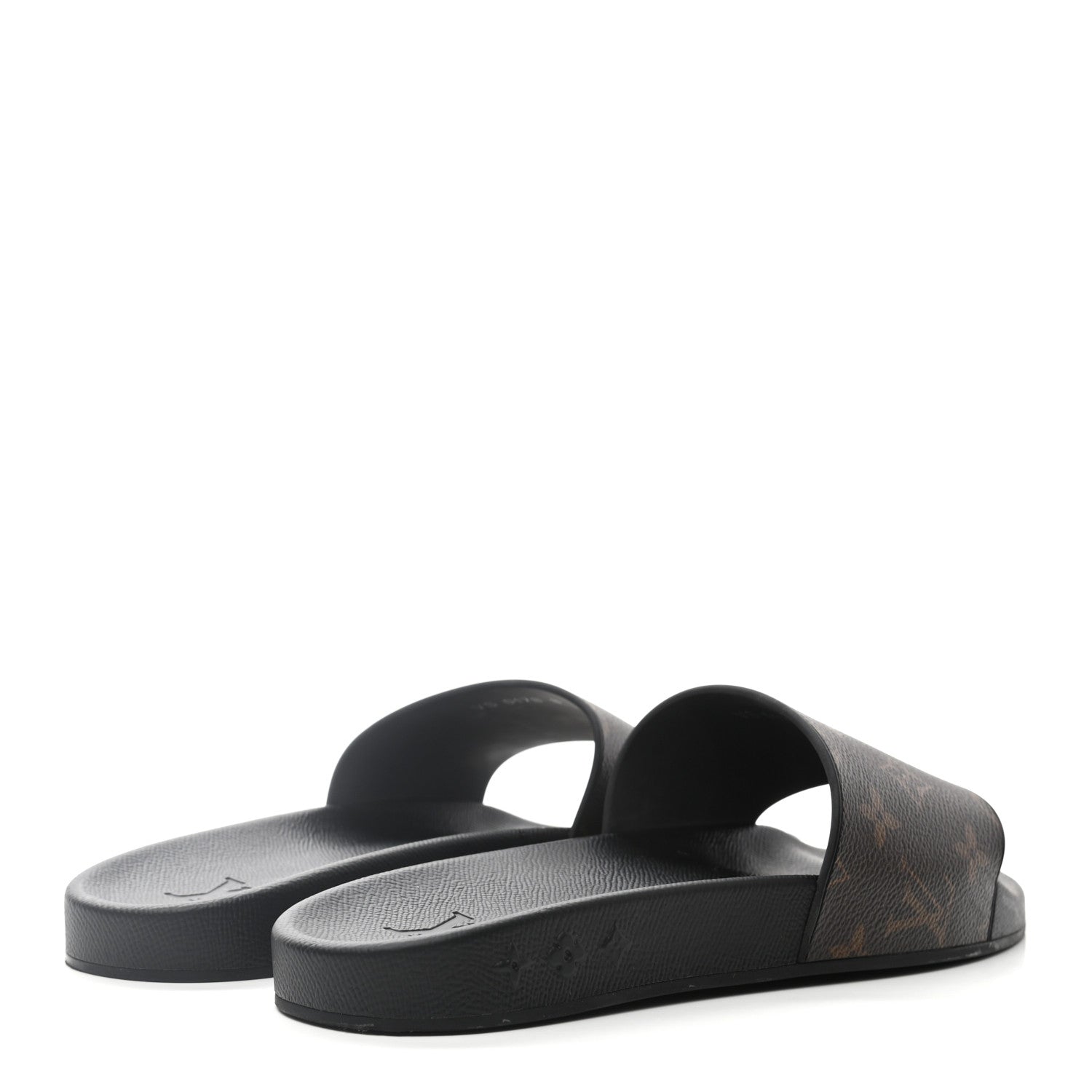 Louis Vuitton Rubber Monogram Mens Waterfront Mules 8 Macassar 4 of 8