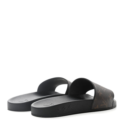 Louis Vuitton Rubber Monogram Mens Waterfront Mules 8 Macassar 4 of 8