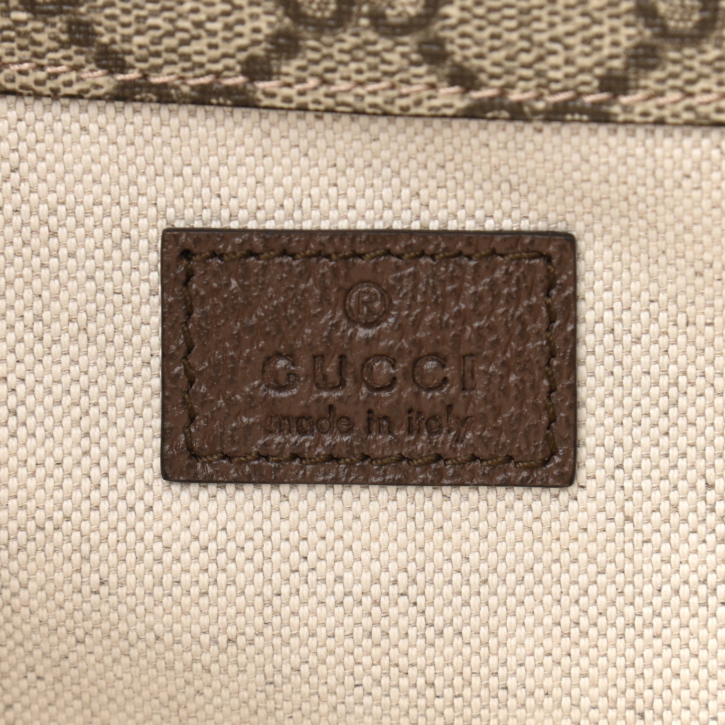 GG Supreme Monogram Web Small Neo Vintage Double Flap Messenger Bag Beige New Acero