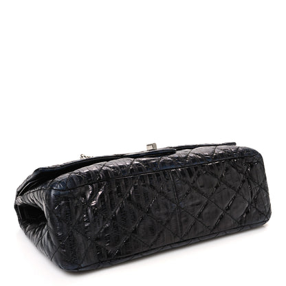 Chanel Metallic Calfskin Striped 2.55 Reissue 227 Flap Black 4 of 10