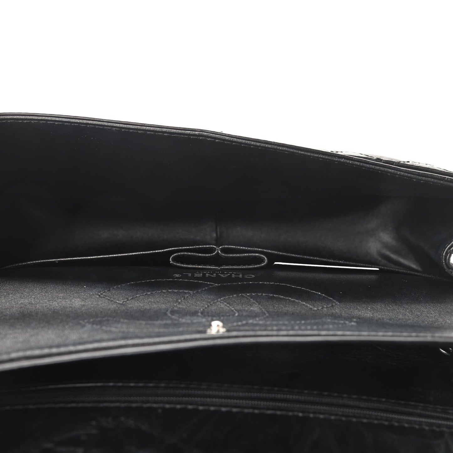Glazed Calfskin Quilted 2.55 Reissue 226 Flap So Black
