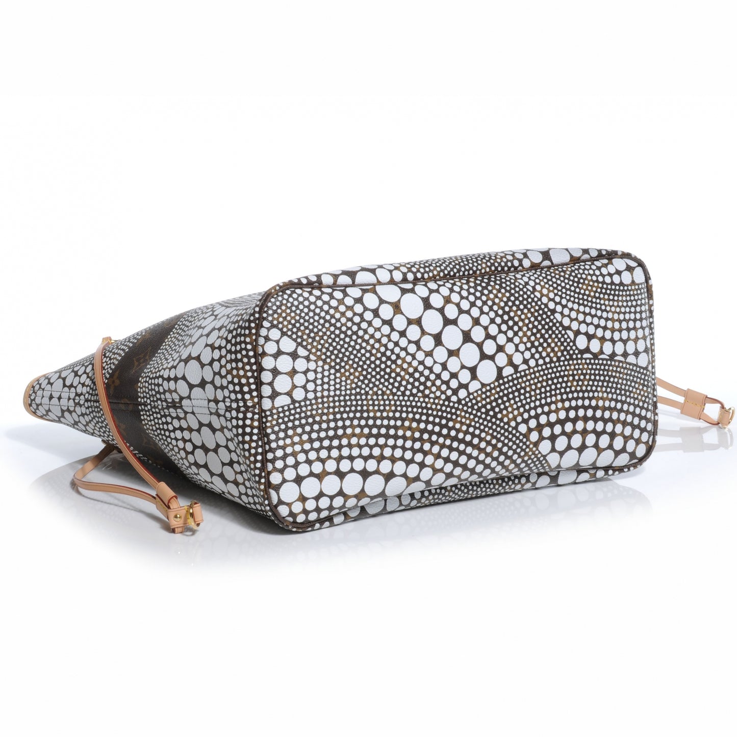 Monogram Kusama Waves Neverfull MM White