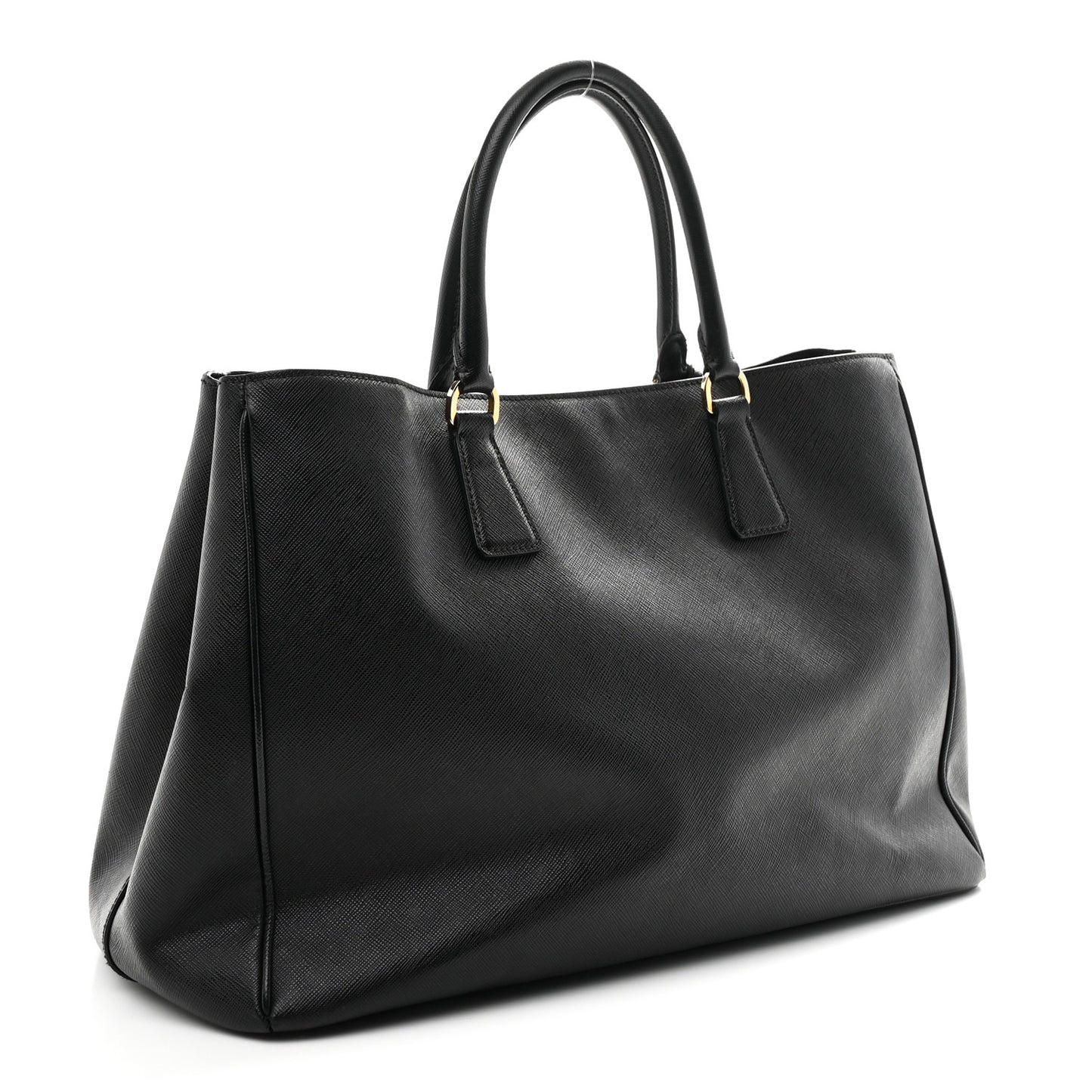 Saffiano Lux Large Tote Black