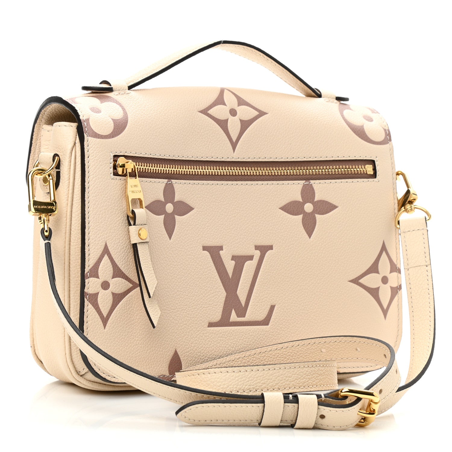 Louis Vuitton Empreinte Monogram Giant Pochette Metis Creme Bois De Rose 3 of 9