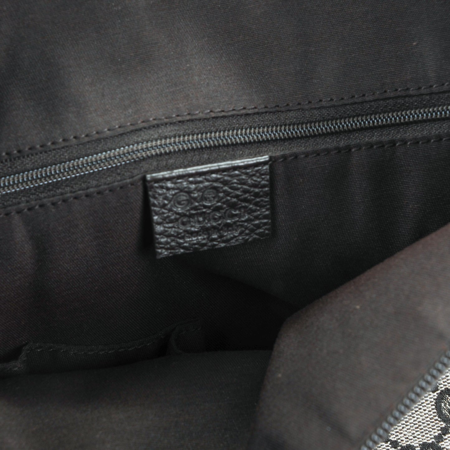 Monogram Medium Abbey Tote Dark Brown