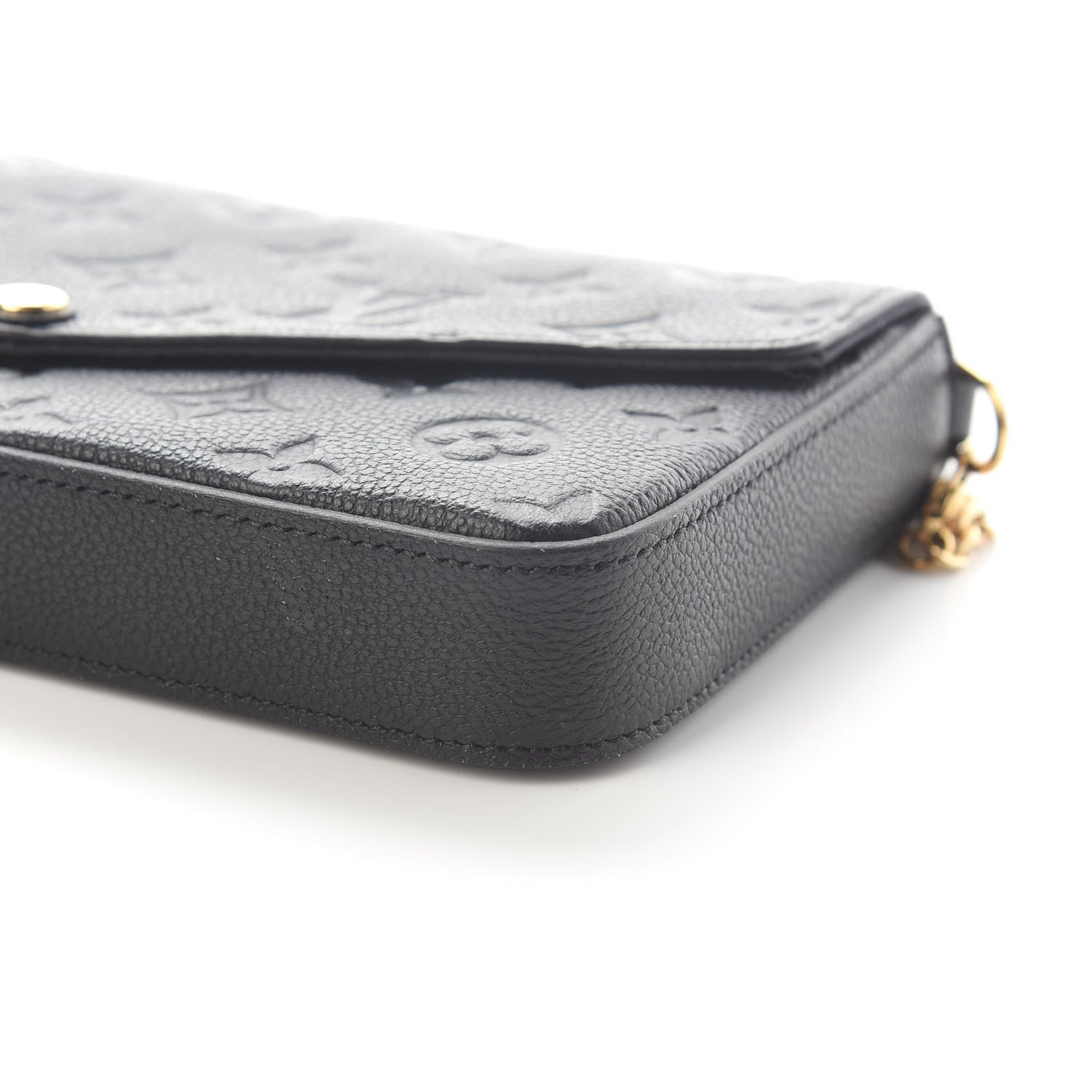 Louis Vuitton Empreinte Pochette Felicie Chain Wallet Black 11 of 11