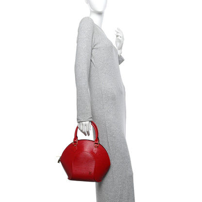 Louis Vuitton Epi Ellipse MM Castillan Red 2 of 10