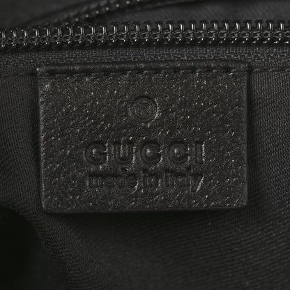 Gucci Monogram Web Medium Flat Messenger Bag Black 6 of 10