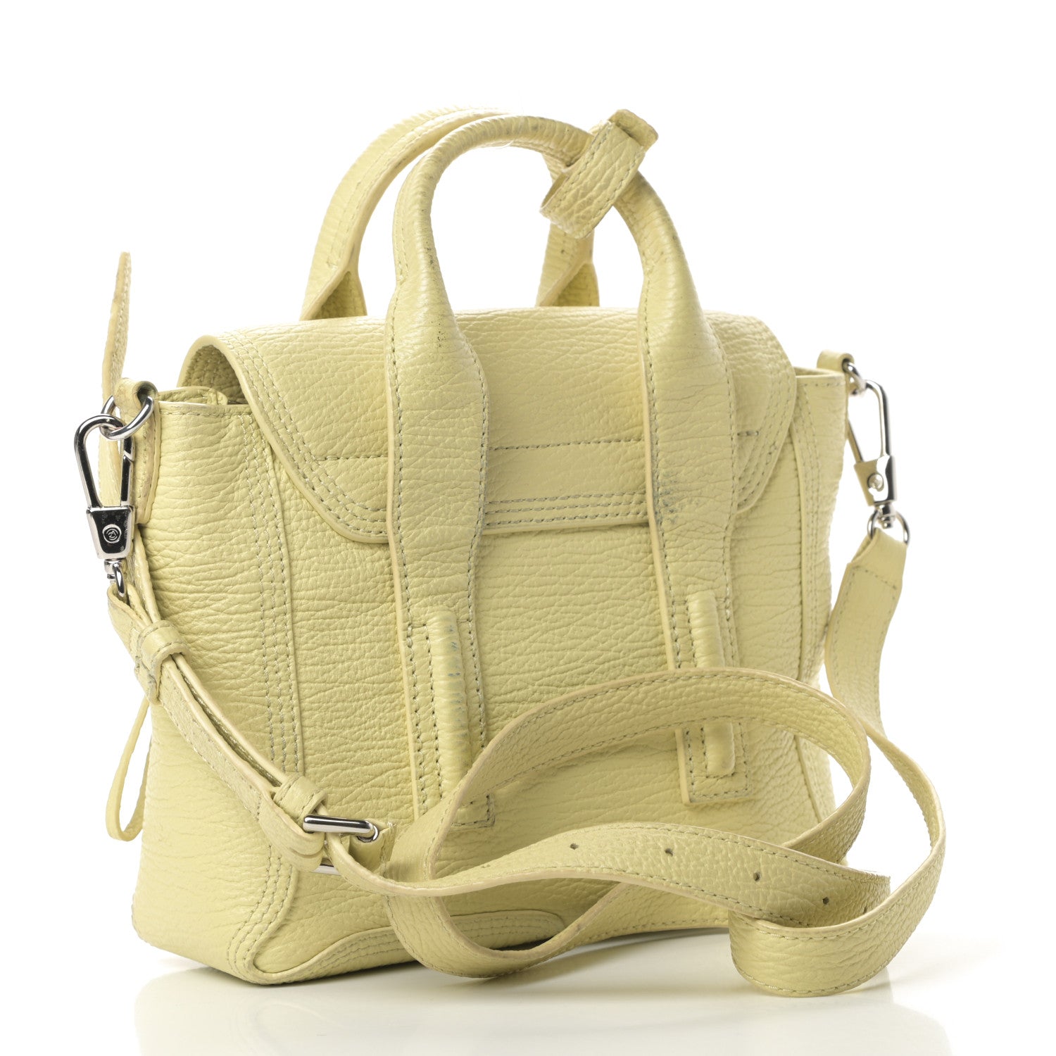 3.1 Phillip Lim Textured Calfskin Mini Pashli Satchel Citron 3 of 19