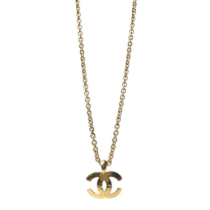 Chanel Quilted CC Long Chain Necklace Gold 1 of 5