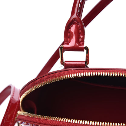 Louis Vuitton Vernis Rayures Alma BB Pomme D'Amour 9 of 9