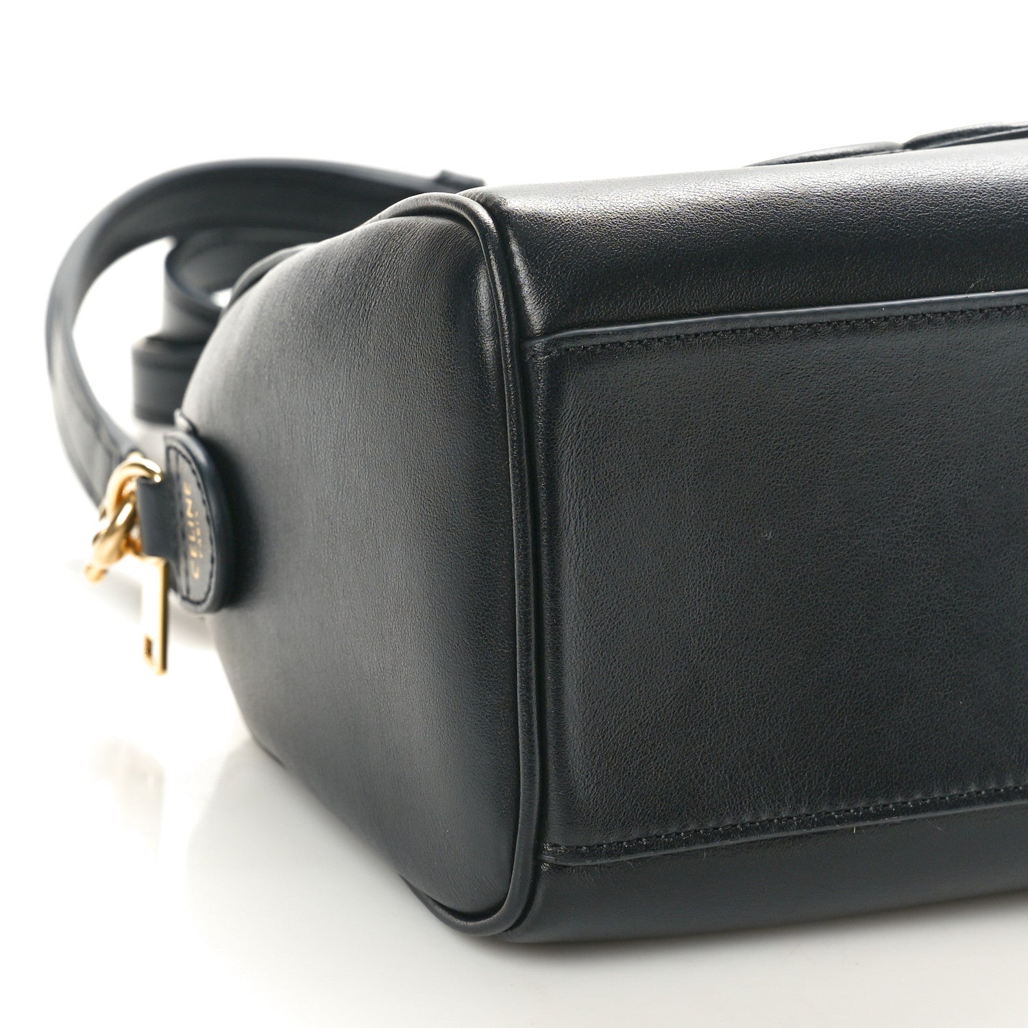 Celine Smooth Calfskin Triomphe Small Boston Bag Black 8 of 9