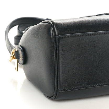Celine Smooth Calfskin Triomphe Small Boston Bag Black 8 of 9